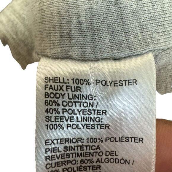 Fuzzy Fleece Quarter Zip Pullover Sweater Brown Cozy Winter Warm - Picture 7 of 9